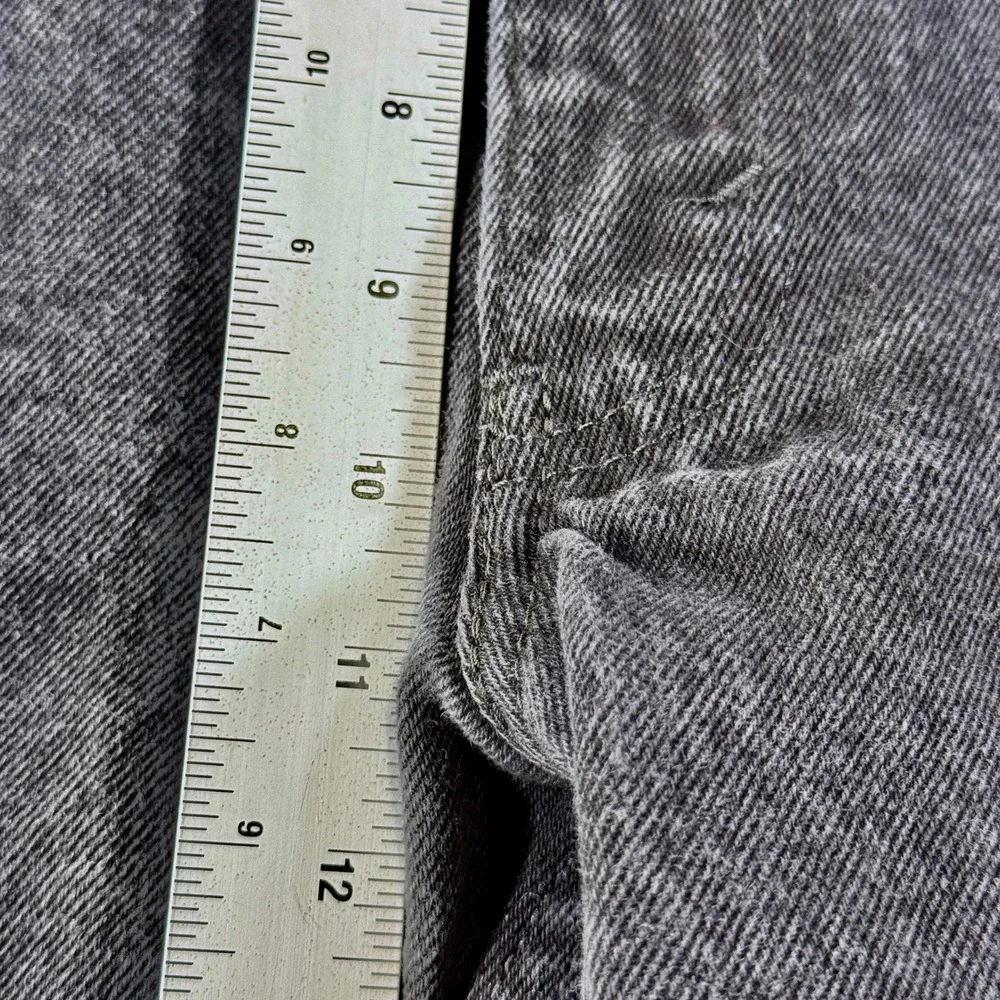 Levis 550 Relaxed Fit Faded Black Denim Jeans Mens 40x30 CW-0423 3757